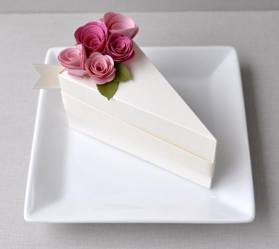 Торт из бумаги с пожеланиями