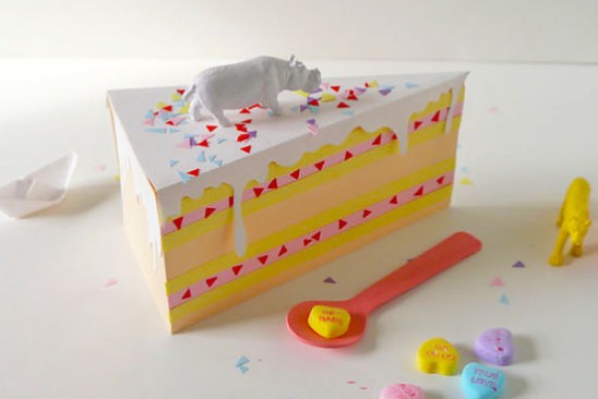 как сделать торт из бумаги