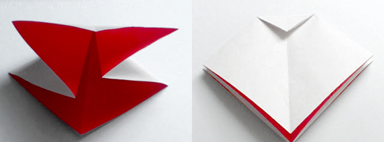 бантик из бумаги оригами