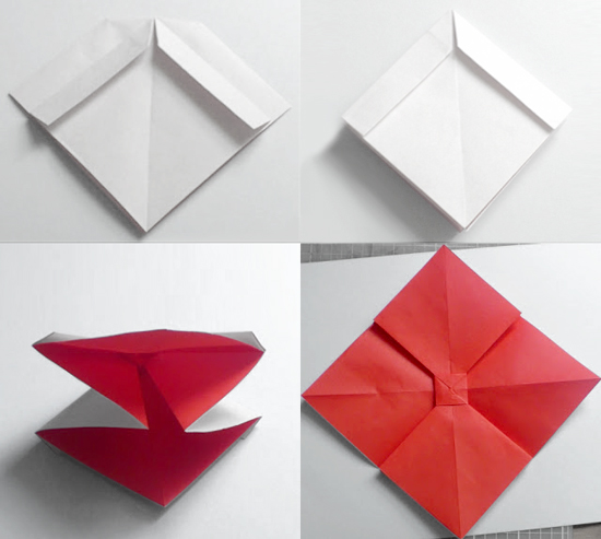 как сделать оригами бантик